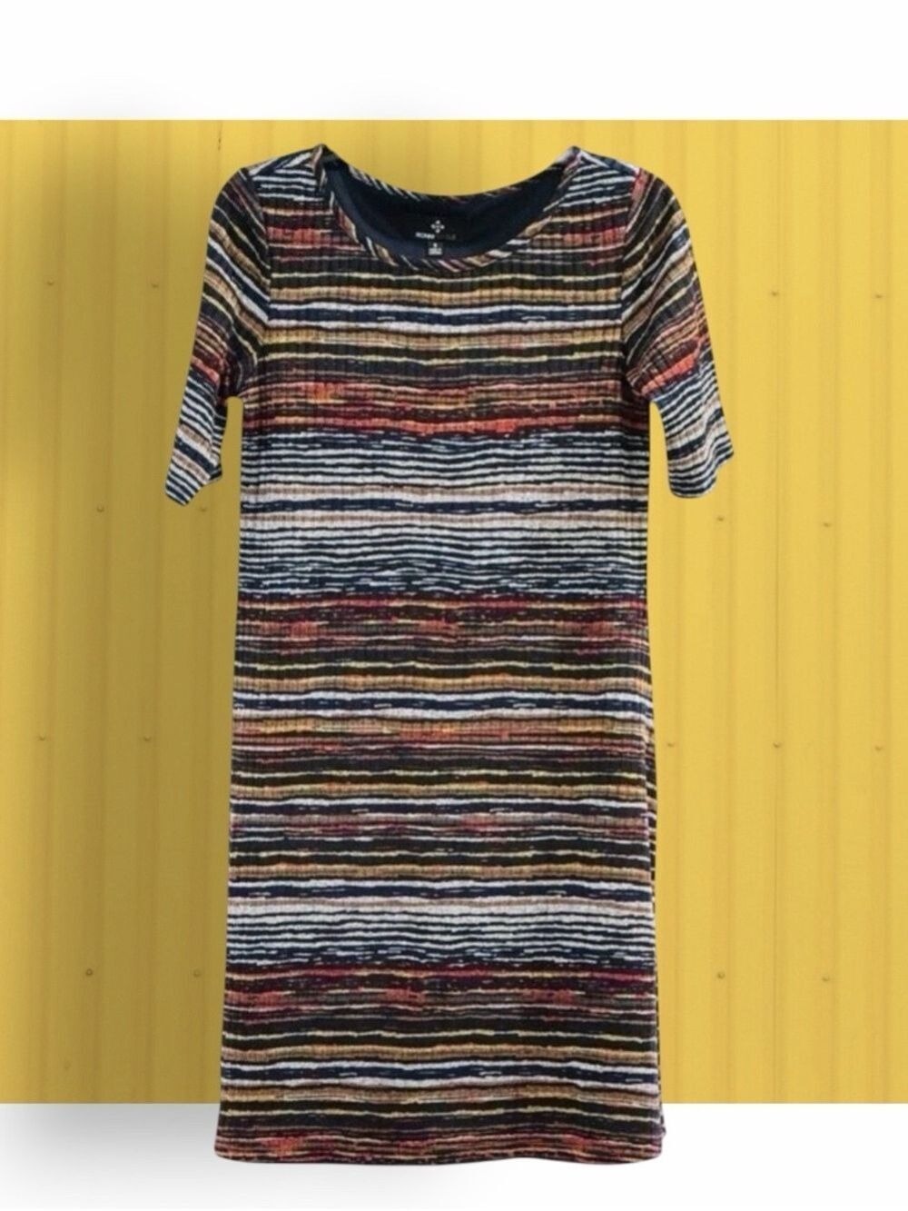 Ronni Nicole Striped Shift Dress Size 6
